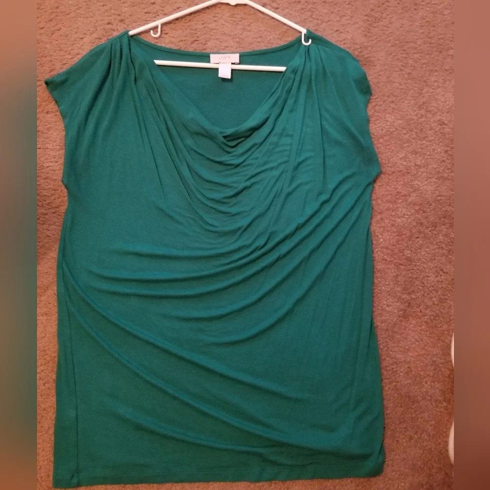 Green Sleeveless Ann Taylor Loft L - Picture 2 of 7